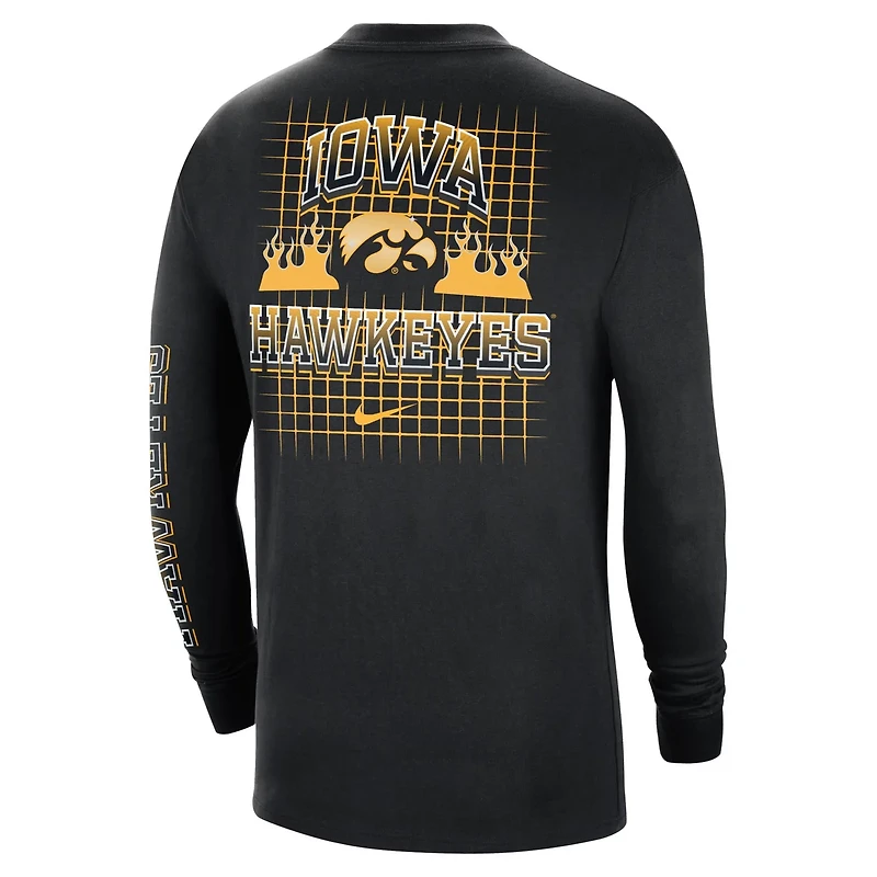 Nike Iowa Hawkeyes Tour Max 90 Long Sleeve T-Shirt