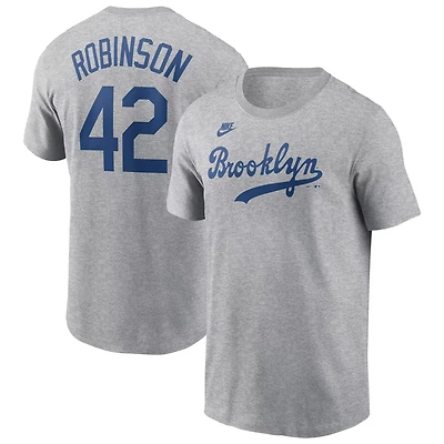 Nike Jackie Robinson Brooklyn Dodgers Cooperstown Collection Fuse Name  Number T-Shirt