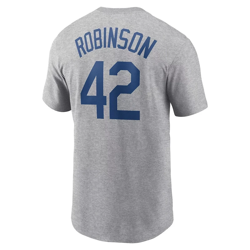 Nike Jackie Robinson Brooklyn Dodgers Cooperstown Collection Fuse Name  Number T-Shirt