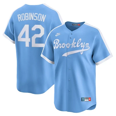 Nike Jackie Robinson Light Brooklyn Dodgers Cooperstown Collection Limited Jersey
