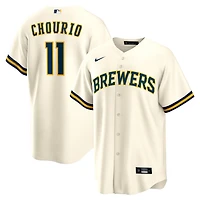 Nike Jackson Chourio Milwaukee Brewers Home Replica Jersey