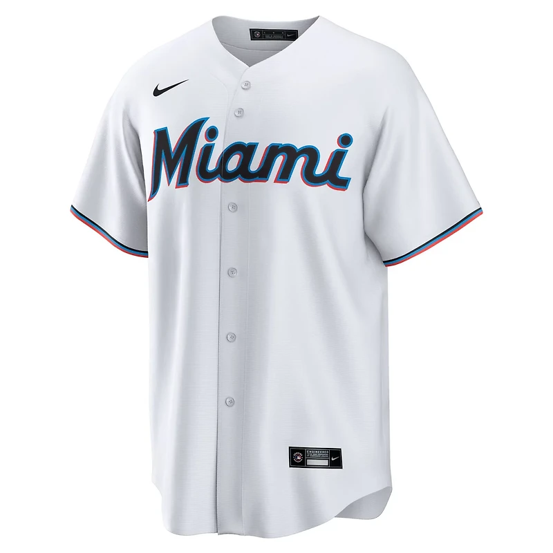 Nike Jake Burger Miami Marlins Home Replica Team Jersey