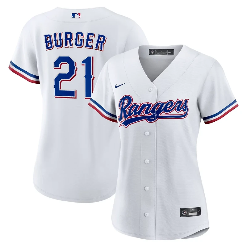 Nike Jake Burger Texas Rangers Home Replica Jersey