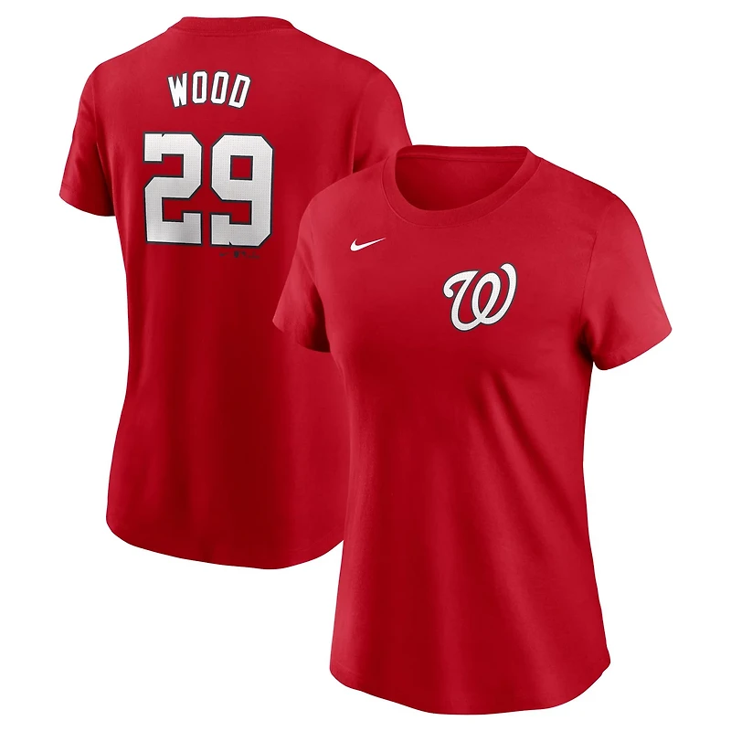 Nike James Wood Washington Nationals Fuse Name  Number T-Shirt