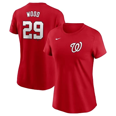 Nike James Wood Washington Nationals Fuse Name  Number T-Shirt