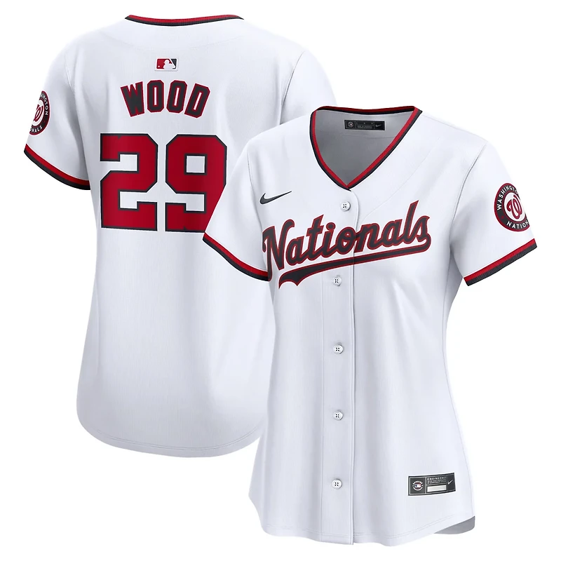 Nike James Wood Washington Nationals Home Limited Player Jersey