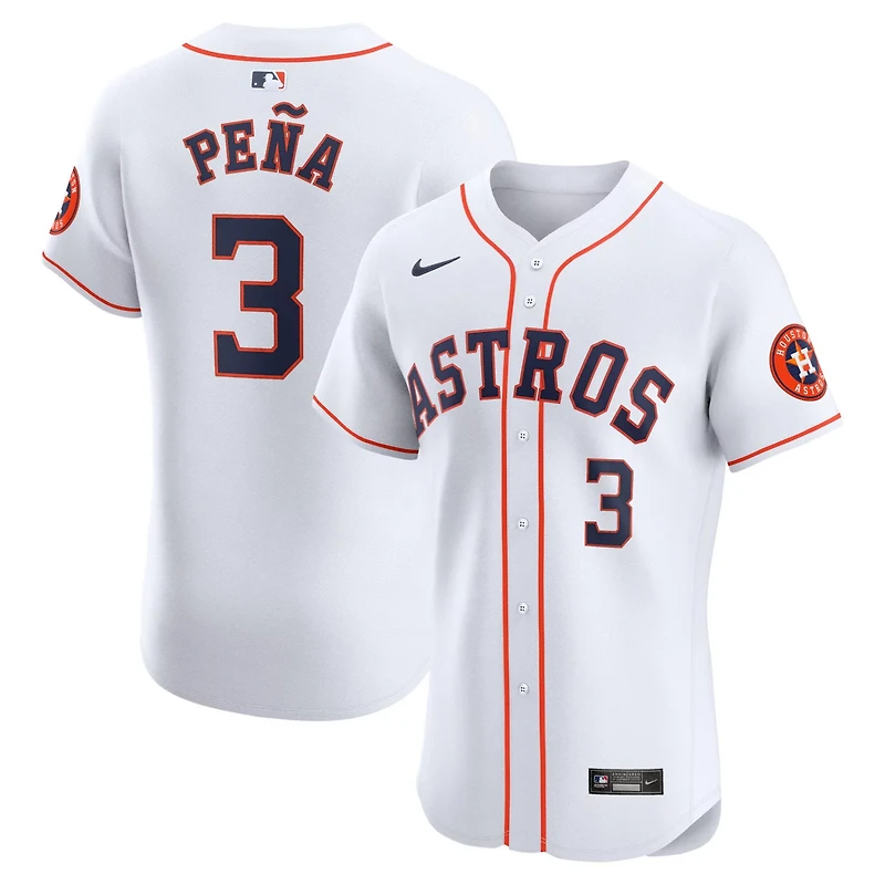 Nike Jeremy Pea Houston Astros Home Elite Player Jersey