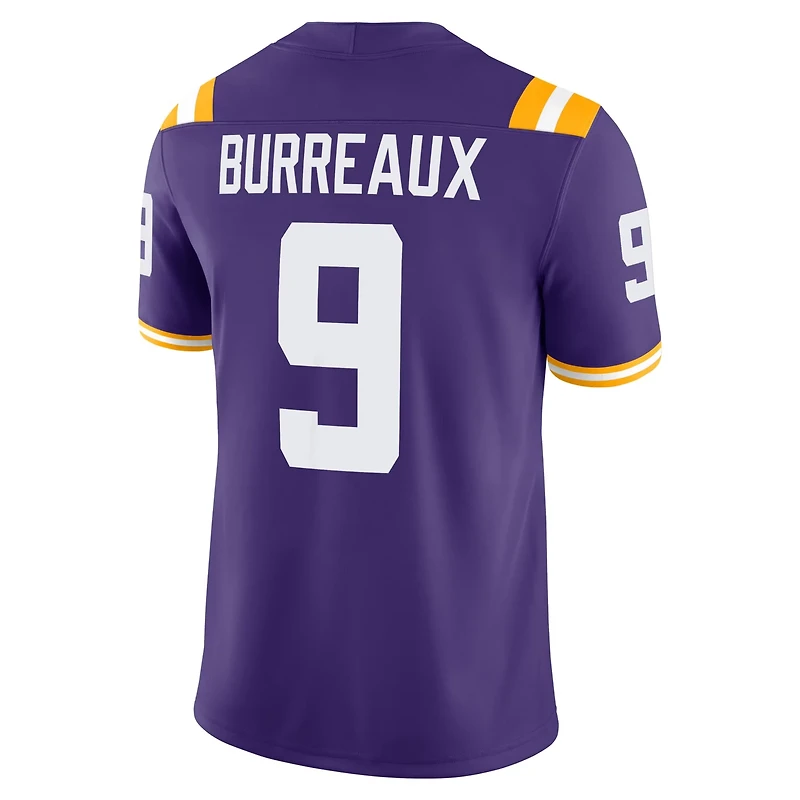 Nike Joe Burrow LSU Tigers "Burreaux" Nameplate Home Game Jersey