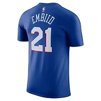 Nike Joel Embiid Philadelphia 76ers Icon 2022/23 Name  Number T-Shirt