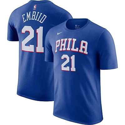 Nike Joel Embiid Philadelphia 76ers Icon 2022/23 Name  Number T-Shirt
