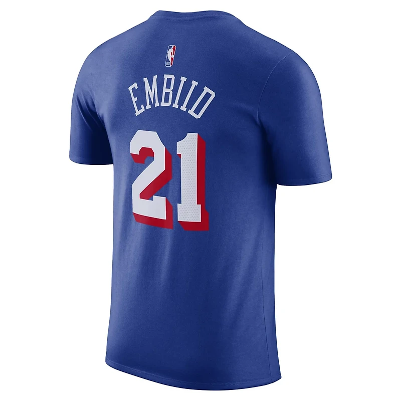 Nike Joel Embiid Philadelphia 76ers Name Number T-Shirt