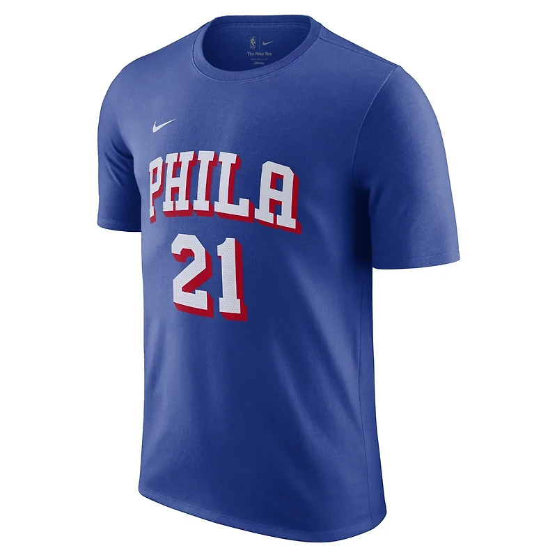 Nike Joel Embiid Philadelphia 76ers Name Number T-Shirt