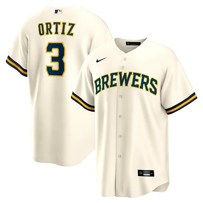 Nike Joey Ortiz Milwaukee Brewers Home Replica Jersey