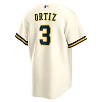 Nike Joey Ortiz Milwaukee Brewers Home Replica Jersey