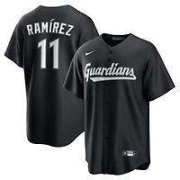 Nike Jos Ramrez Cleveland Guardians Lights Out Replica Player Jersey