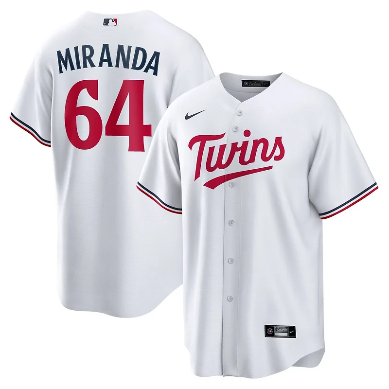 Nike Jose Miranda Minnesota Twins Home Replica Jersey