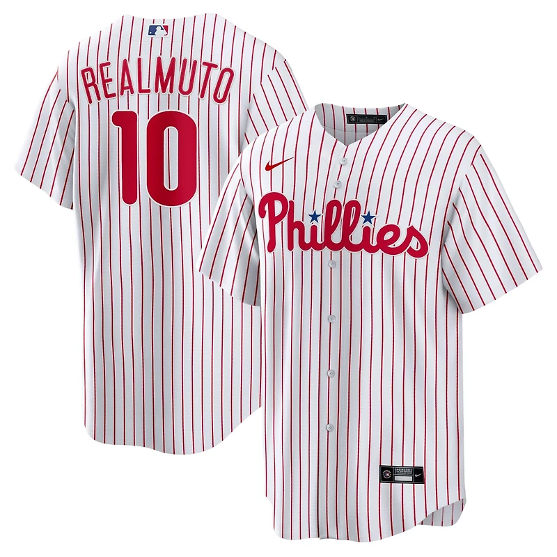 Nike JT Realmuto Philadelphia Phillies Home Replica Player Name Jersey