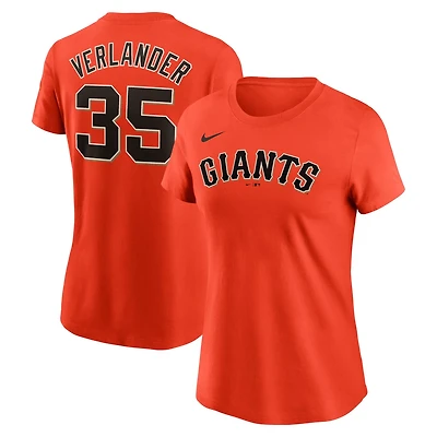 Nike Justin Verlander San Francisco Giants Fuse Name  Number T-Shirt