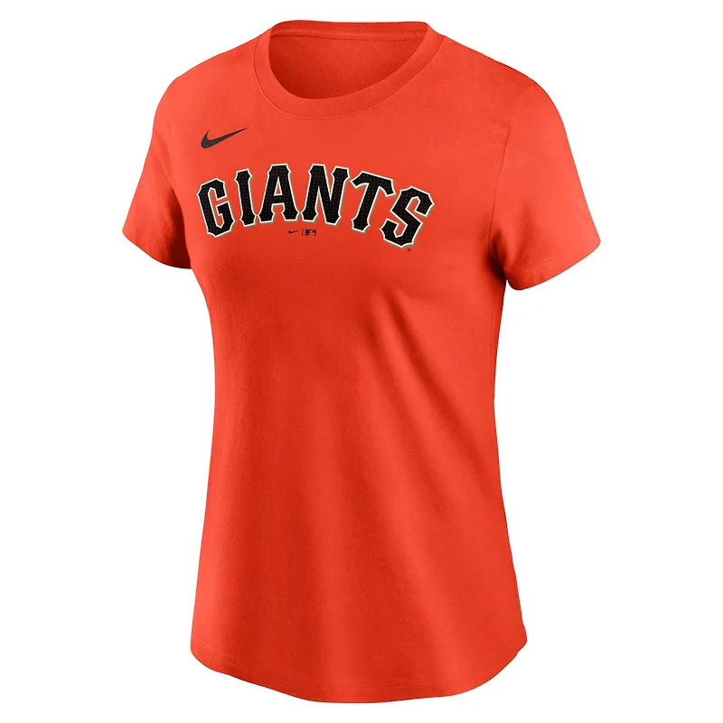 Nike Justin Verlander San Francisco Giants Fuse Name  Number T-Shirt