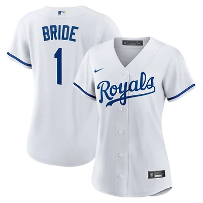 Nike Kansas City Royals 1 Bride Home Replica Jersey