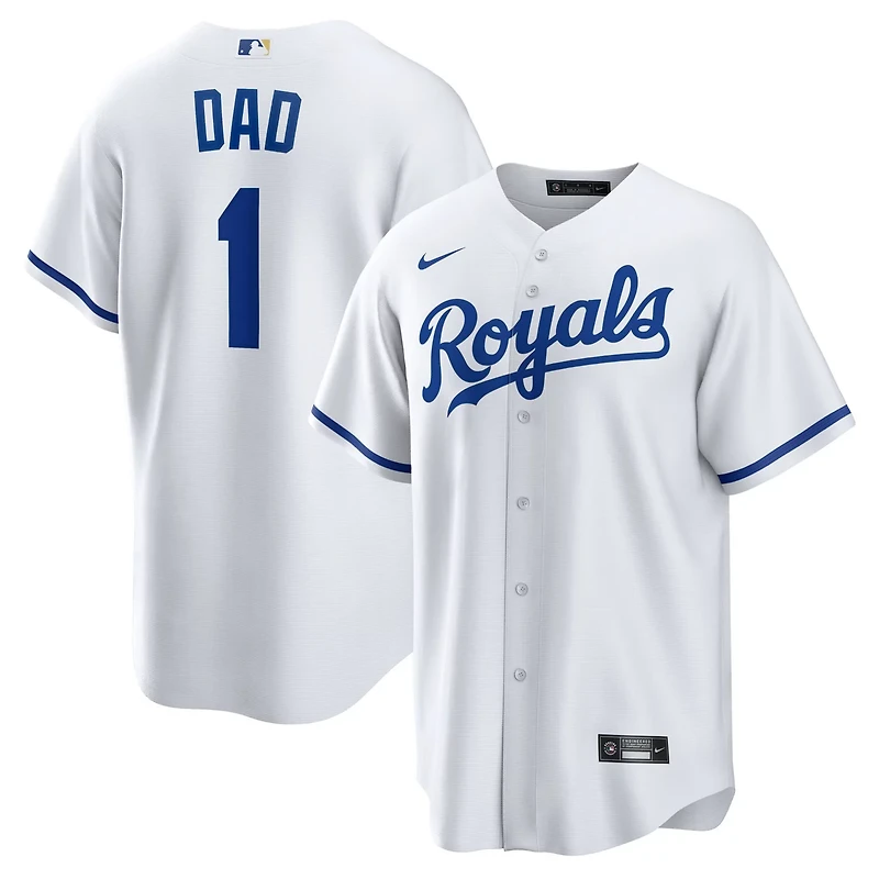 Nike Kansas City Royals 1 Dad Home Replica Jersey