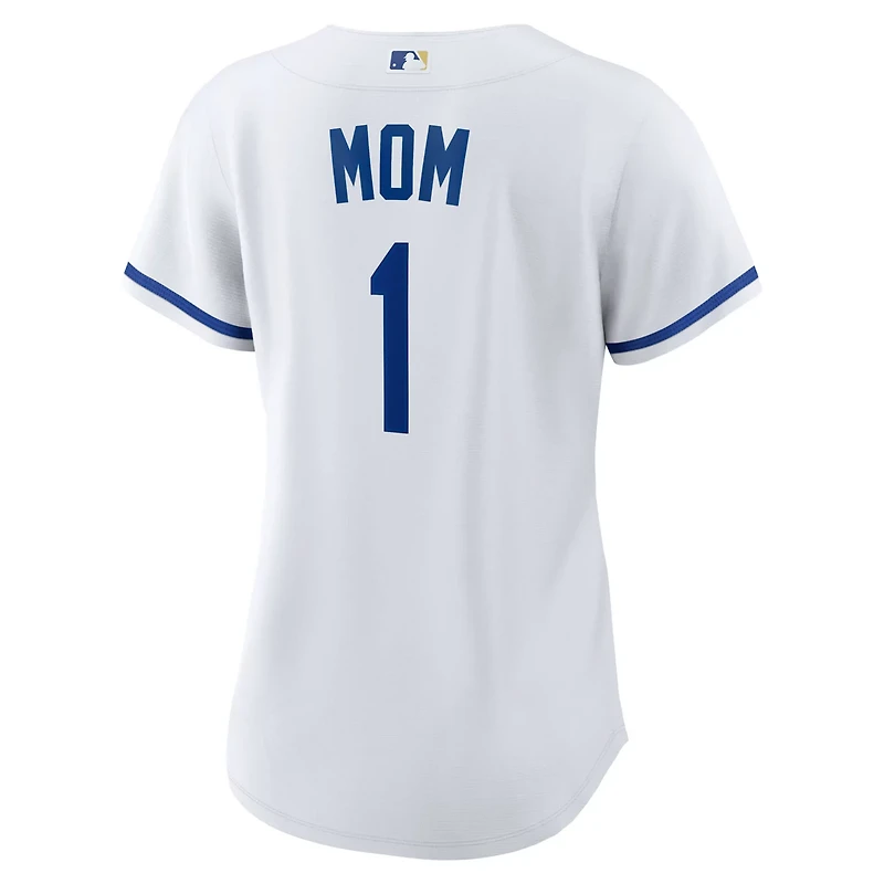 Nike Kansas City Royals 1 Mom Home Replica Jersey