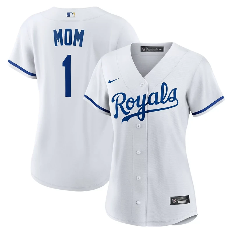 Nike Kansas City Royals 1 Mom Home Replica Jersey