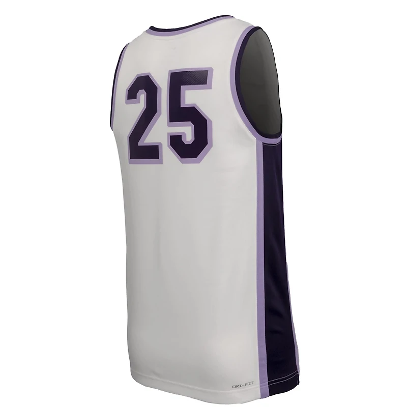 Nike Kansas State Wildcats 25 Retro Replica Basketball Jersey