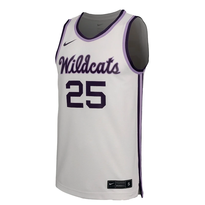 Nike Kansas State Wildcats 25 Retro Replica Basketball Jersey
