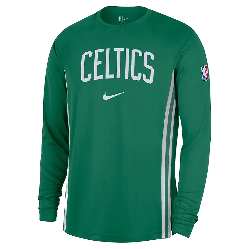 Nike Kelly Boston Celtics 2025 26 Authentic Pre-Game Legend Dri-FIT Long Sleeve Shooting Shirt