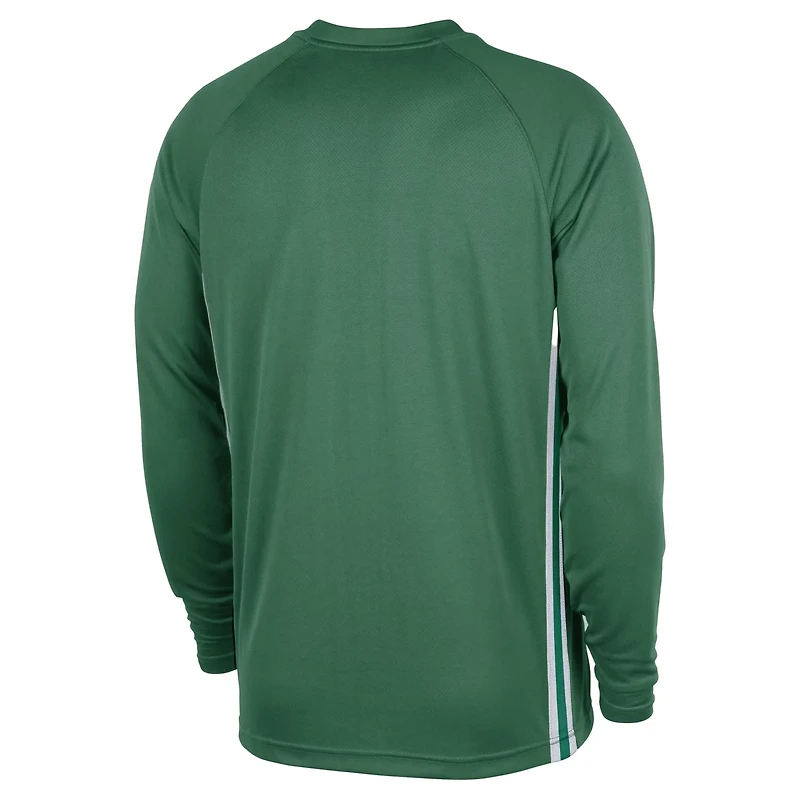 Nike Kelly Boston Celtics 2025 26 Authentic Pre-Game Legend Dri-FIT Long Sleeve Shooting Shirt