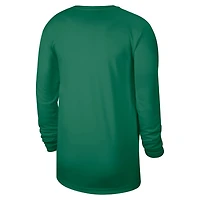 Nike Kelly Boston Celtics 2025 26 On-Court Flare Dri-FIT Practice Long Sleeve Tri-Blend T-Shirt