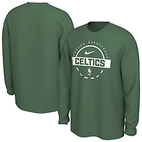 Nike Kelly Boston Celtics Authentic Long Sleeve Practice T-Shirt