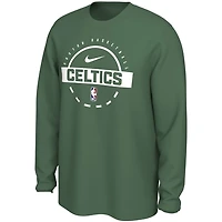 Nike Kelly Boston Celtics Authentic Long Sleeve Practice T-Shirt