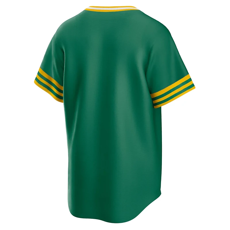 Nike Kelly Oakland Athletics Road Cooperstown Collection Team Jersey
