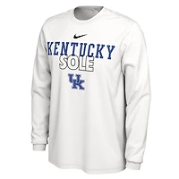 Nike Kentucky Wildcats 2023 On Court Bench Long Sleeve T-Shirt