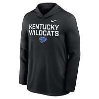 Nike Kentucky Wildcats 2025 Sideline Dri-FIT Long Sleeve Hoodie T-Shirt