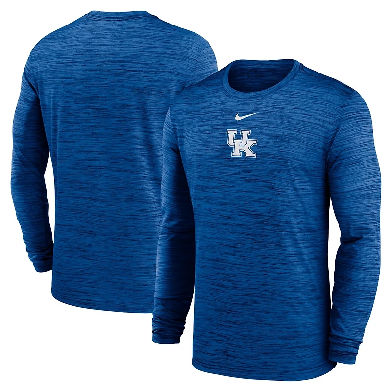 Nike Kentucky Wildcats 2025 Sideline Velocity Performance Long Sleeve T-Shirt