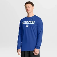 Nike Kentucky Wildcats Primetime Campus 2-Hit Legend Dri-FIT Long Sleeve T-Shirt