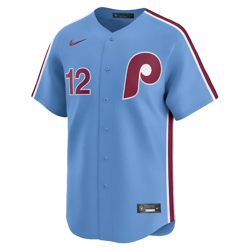Nike Kyle Schwarber Light Philadelphia Phillies Alternate Limited Jersey