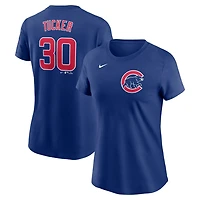 Nike Kyle Tucker Chicago Cubs Fuse Name  Number T-Shirt