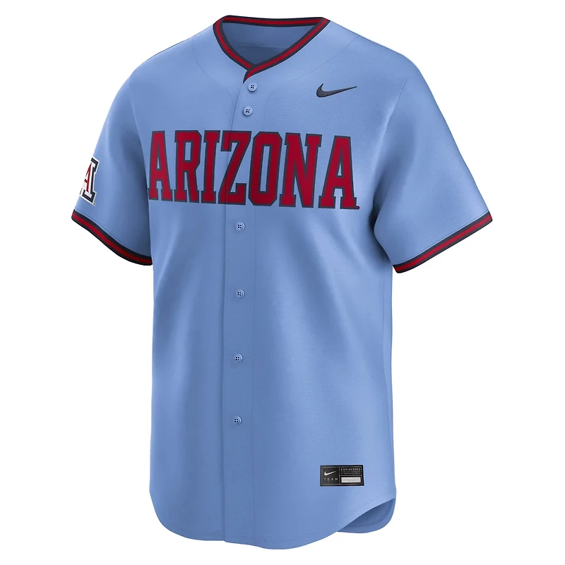 Nike Light Arizona Wildcats Limited Home Wordmark Jersey