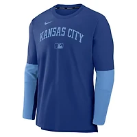 Nike Light Blue Kansas City s Authentic Collection Player Lightweight Performance Long Sleeve Top