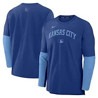 Nike Light Blue Kansas City s Authentic Collection Player Lightweight Performance Long Sleeve Top