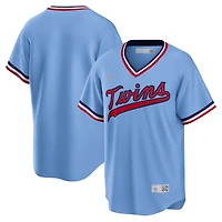 Nike Light Minnesota Twins Road Cooperstown Collection Team Jersey