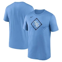 Nike Light Tampa Bay Rays Icon Legend Performance T-Shirt