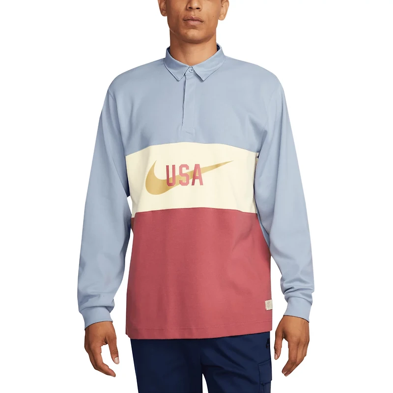 Nike Light USMNT Rugby Long Sleeve Top