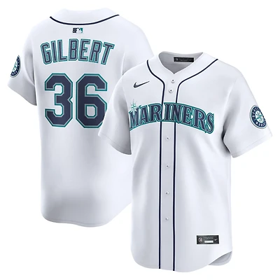 Nike Logan Gilbert Seattle Mariners Home Limited Player Jersey