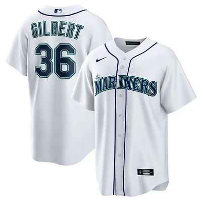 Nike Logan Gilbert Seattle Mariners Home Replica Jersey