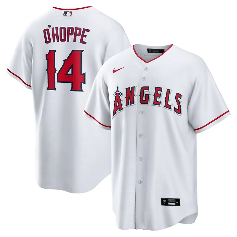 Nike Logan O'Hoppe Los Angeles Angels Home Replica Jersey